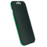 iPhone 15 Plus Magnetisk Cover med Privatlivssikret Hærdet Glas - Grøn