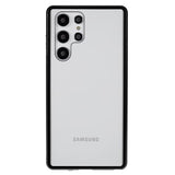 Samsung Galaxy S22 Ultra 5G Magnetisk Cover med Hærdet Glas - Sort