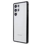 Samsung Galaxy S22 Ultra 5G Magnetisk Cover med Hærdet Glas - Sort