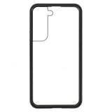Samsung Galaxy S22 5G Magnetisk Cover med Hærdet Glas - Sort