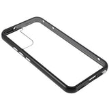 Samsung Galaxy S22 5G Magnetisk Cover med Hærdet Glas - Sort