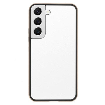 Samsung Galaxy S22 5G Magnetisk Cover med Hærdet Glas - Guld