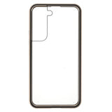 Samsung Galaxy S22 5G Magnetisk Cover med Hærdet Glas - Guld