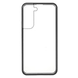 Samsung Galaxy S22 5G Magnetisk Cover med Hærdet Glas - Sølv