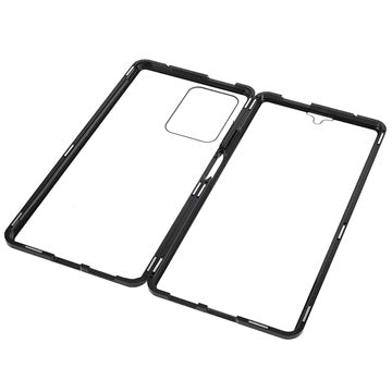 Xiaomi 11T/11T Pro Magnetisk Cover med Hærdet Glas - Sort