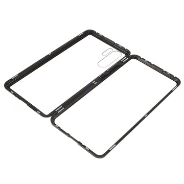 Huawei P30 Pro Magnetisk Cover med Hærdet Glas - Sort