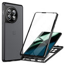 OnePlus 11 Magnetisk Cover med Hærdet Glas - Sort
