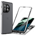 OnePlus 11 Magnetisk Cover med Hærdet Glas - Sølv