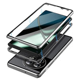 OnePlus 11 Magnetisk Cover med Hærdet Glas - Sølv