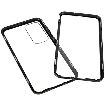 Samsung Galaxy S23 5G Magnetisk Cover med Hærdet Glas - Sort