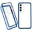 Samsung Galaxy S23 5G Magnetisk Cover med Hærdet Glas - Blå