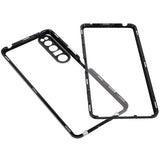 Sony Xperia 1 IV Magnetisk Cover med Hærdet Glas - Sort