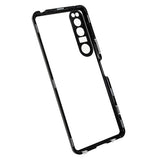 Sony Xperia 1 IV Magnetisk Cover med Hærdet Glas - Sort