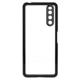 Sony Xperia 10 IV Magnetisk Cover med Hærdet Glas - Sort