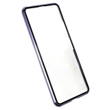 Sony Xperia 10 IV Magnetisk Cover med Hærdet Glas - Lilla