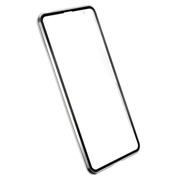 Sony Xperia 10 IV Magnetisk Cover med Hærdet Glas - Sølv