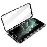 iPhone 11 Pro Magnetisk Cover med Hærdet Glas - Sort