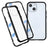 iPhone 13 Magnetisk Cover med Hærdet Glas - Sort