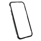 iPhone 13 Magnetisk Cover med Hærdet Glas - Sort