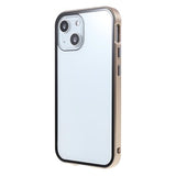 iPhone 13 Magnetisk Cover med Hærdet Glas - Guld