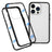 iPhone 13 Pro Magnetisk Cover med Hærdet Glas - Sort