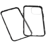 iPhone 13 Pro Magnetisk Cover med Hærdet Glas - Sort