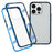 iPhone 13 Pro Magnetisk Cover med Hærdet Glas - Blå
