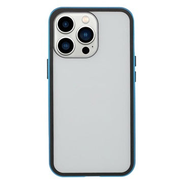 iPhone 13 Pro Magnetisk Cover med Hærdet Glas - Blå