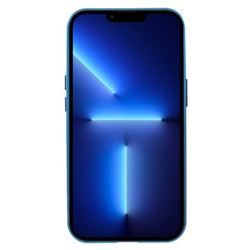 iPhone 13 Pro Magnetisk Cover med Hærdet Glas - Blå