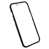 iPhone 14 Magnetisk Cover med Hærdet Glas - Sort