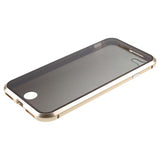 iPhone 7/8/SE (2020)/SE (2022) Magnetisk Cover med Skærmbeskyttelse Hærdet Glas - Guld