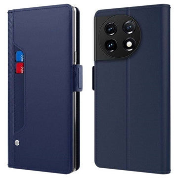 Makeup Spejl OnePlus 11 Flip Cover - Blå