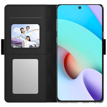 Makeupspejl Xiaomi Redmi 10C Flip Cover - Sort