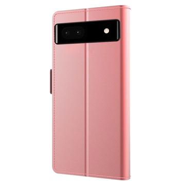 Makeupspejl Google Pixel 6a Flip Cover - Rødguld