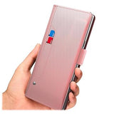 Makeupspejl Google Pixel 6a Flip Cover - Rødguld