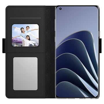 Makeup Spejl OnePlus 10 Pro Flip Cover - Sort