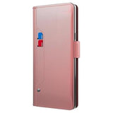Makeup Spejl Samsung Galaxy S23 5G Flip Cover - Rødguld