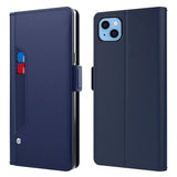 Makeupspejl iPhone 13 Flip Cover - Blå