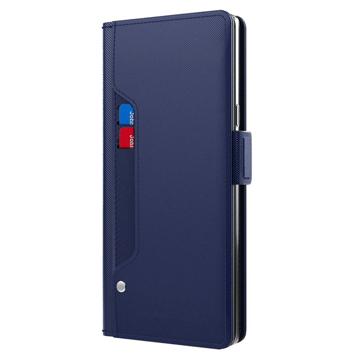 Makeupspejl iPhone 13 Flip Cover - Blå