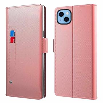 Makeupspejl iPhone 13 Flip Cover - Rødguld
