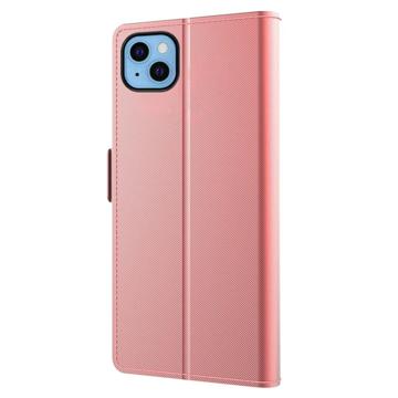 Makeupspejl iPhone 13 Flip Cover - Rødguld
