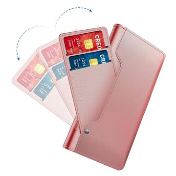 Makeupspejl iPhone 13 Flip Cover - Rødguld