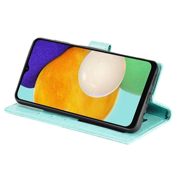 Samsung Galaxy A54 5G Mandala Series Etui med Pung - Grøn