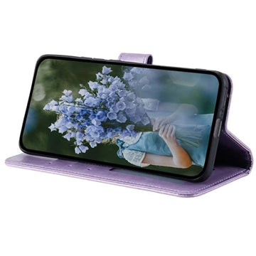 Motorola Edge 50 Fusion/G96 Mandala Series Etui med Pung - Lilla