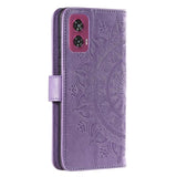 Motorola Edge 50 Fusion/G96 Mandala Series Etui med Pung - Lilla