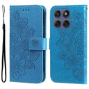 Motorola Edge 60 Fusion Mandala Series Etui med Pung - Blå