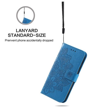 Motorola Edge 60 Fusion Mandala Series Etui med Pung - Blå