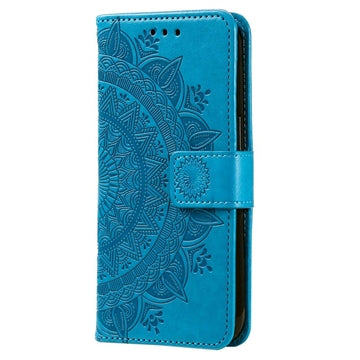 Samsung Galaxy A34 5G Mandala Series Etui med Pung - Blå