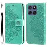 Motorola Edge 60 Fusion Mandala Series Etui med Pung - Grøn
