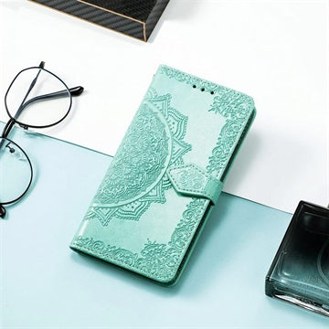 Xiaomi 15 Ultra Mandala Series Etui med Pung - Grøn